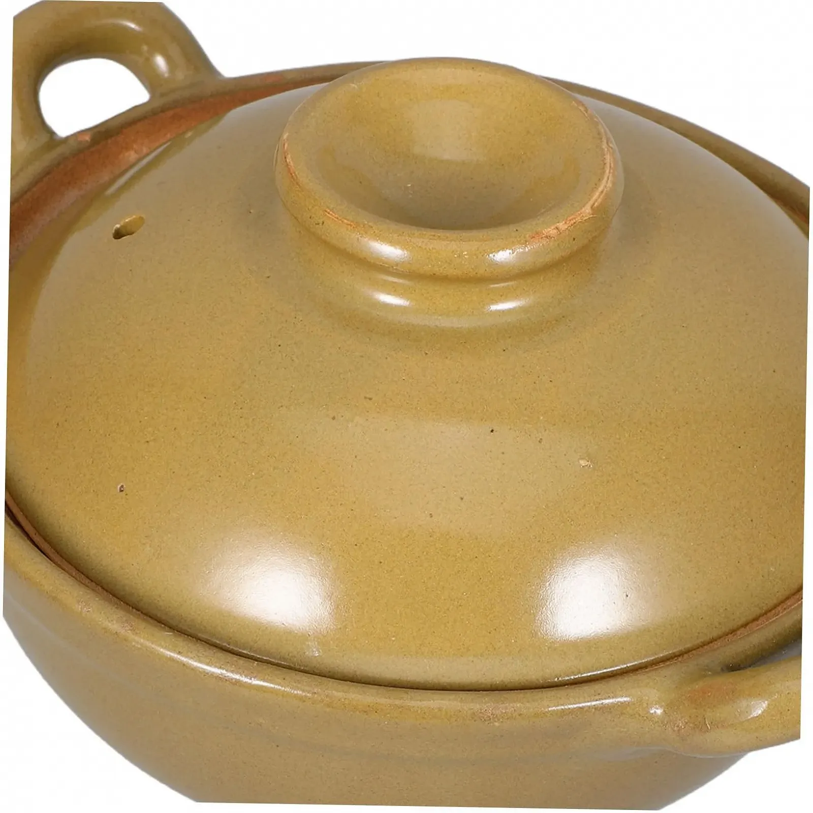 Каструля-жаровня глиняна з подвійними ручками антипригарна для супів та рису, фото №2