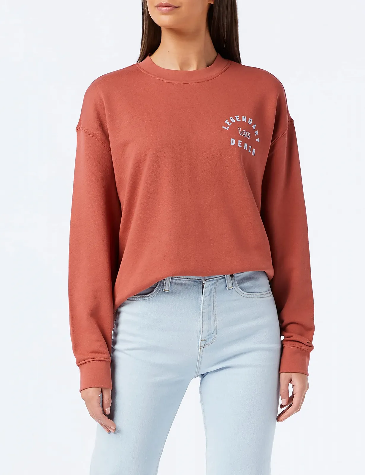 Женский свитшот Lee Legendary Denim Crew, фото №4