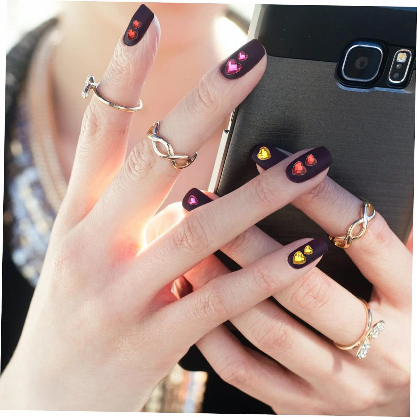 Украшения для маникюра Beavorty, разные цвета, сердце, украшения для ногтей, аксессуары для ногтей для креативного дизайна ногтей и особых случаев, фото №5 Украшения для маникюра Beavorty, разные цвета, сердце, украшения для ногтей, аксессуары для ногтей для креативного дизайна ногтей и особых случаев, фото №5