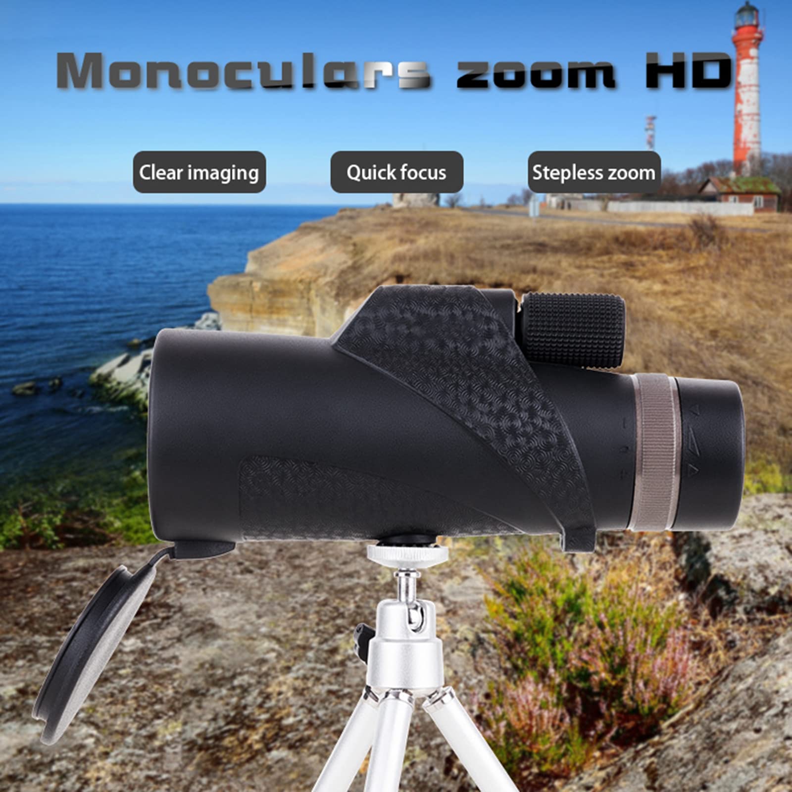 Монокуляр DERBUT 12X50 BAK4 Prism & FMC, фото №3