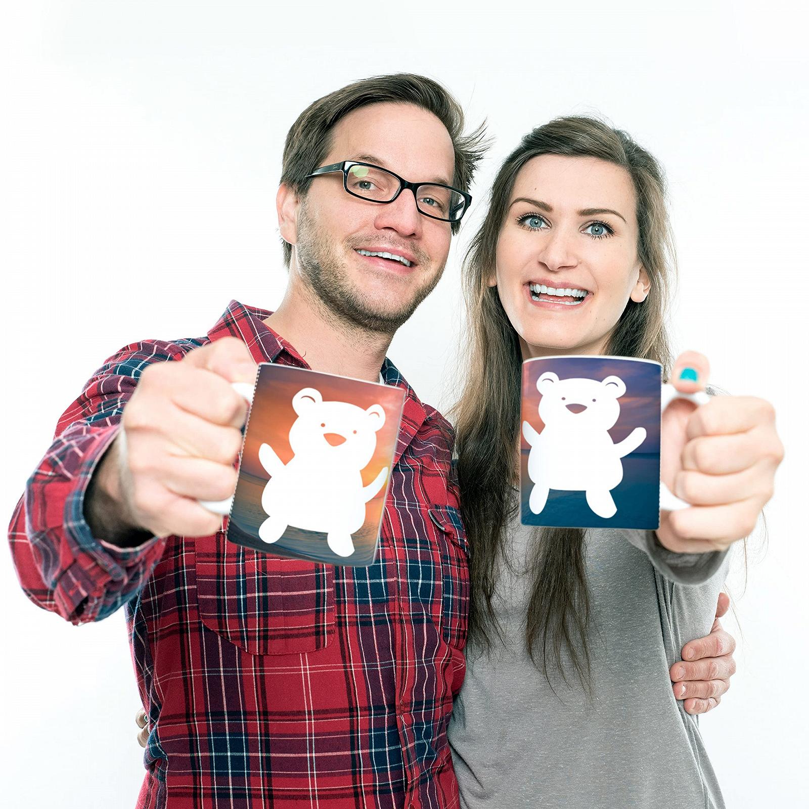 Кружка Детская Mr. & Mrs. Panda Мишка без бантика 80 мм x 90 мм x 80 мм, фото №5