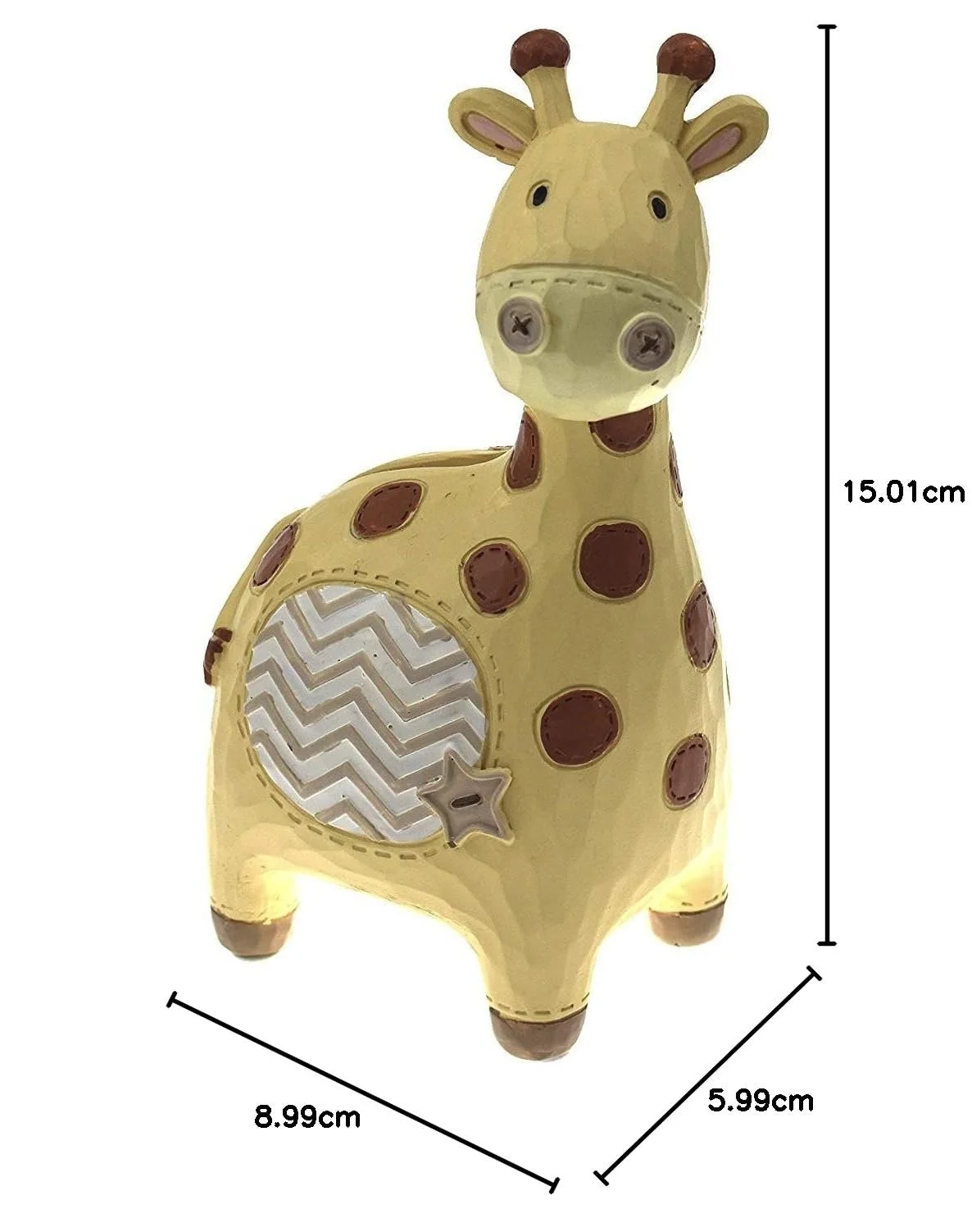 Скарбничка Noah's Ark Жираф полімерна, фото №5