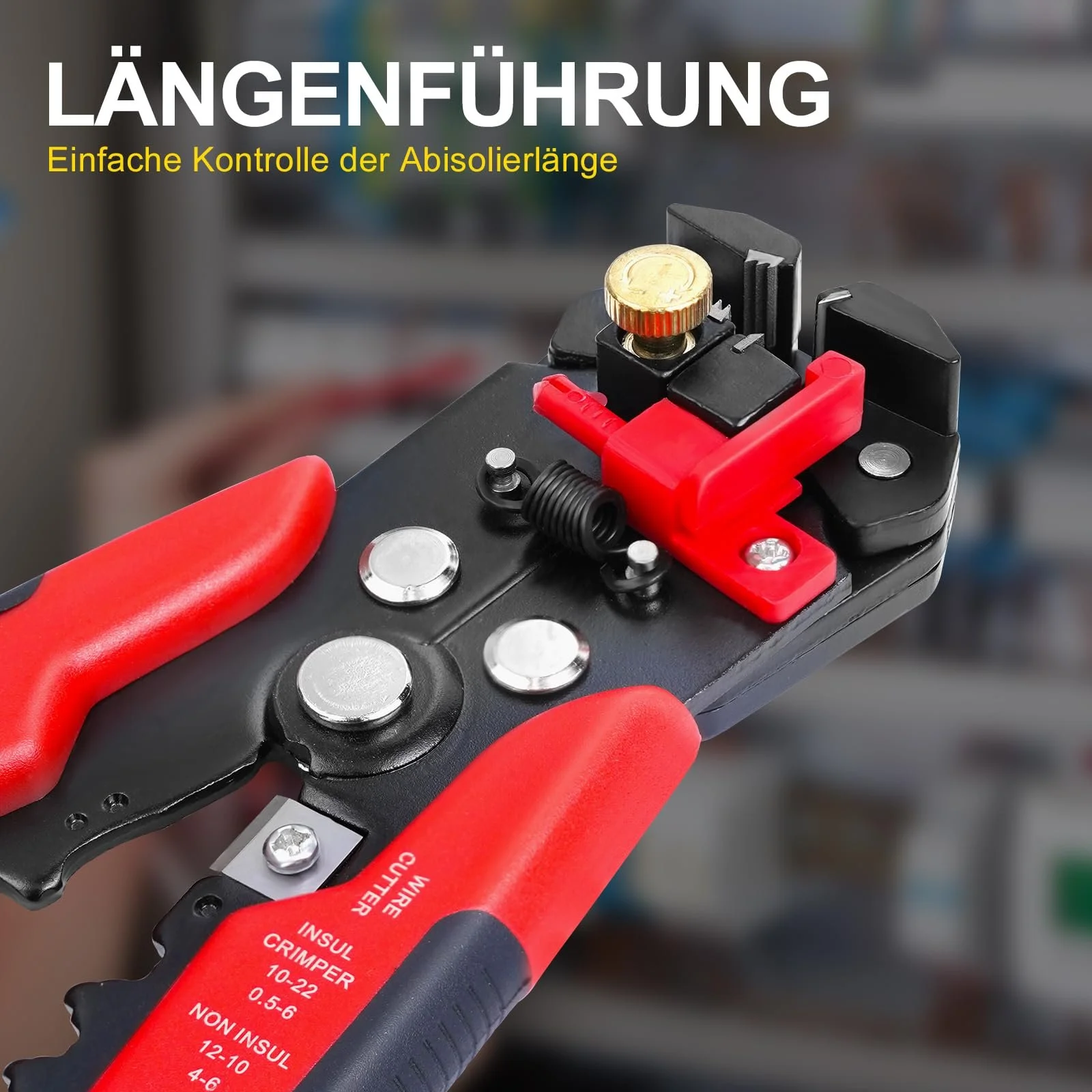 Набор пресс-клещей для наконечников HYCHIKA 3 в 1 с автоматическим стриппером и 1200 клеммами 0.25-10 мм² (AWG 24-8), фото №7