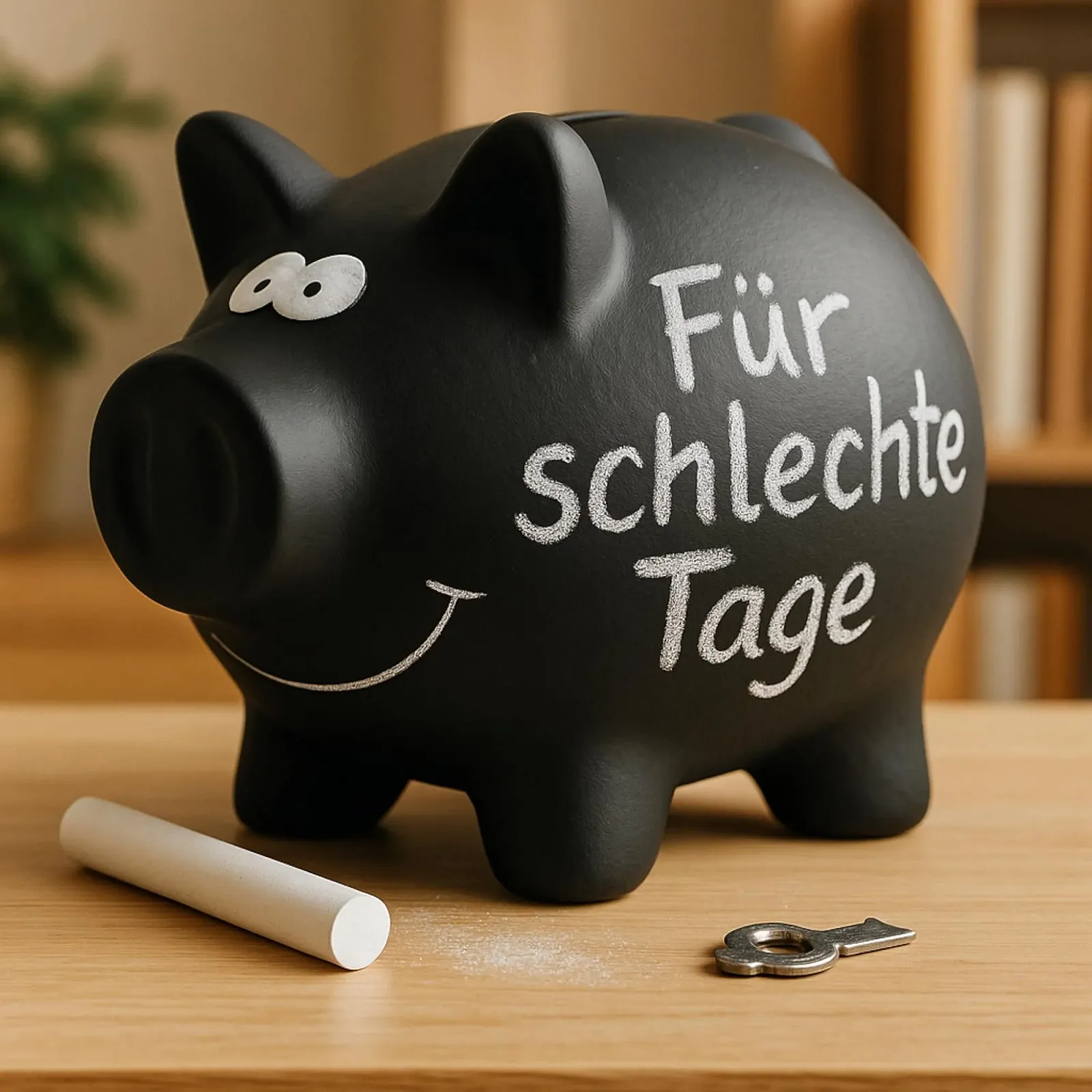 Скарбничка MIJOMA Свиня керамічна з грифельним покриттям та замком, фото №2