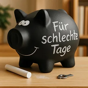 Скарбничка MIJOMA Свиня керамічна з грифельним покриттям та замком synthetic.ua - Фото 1