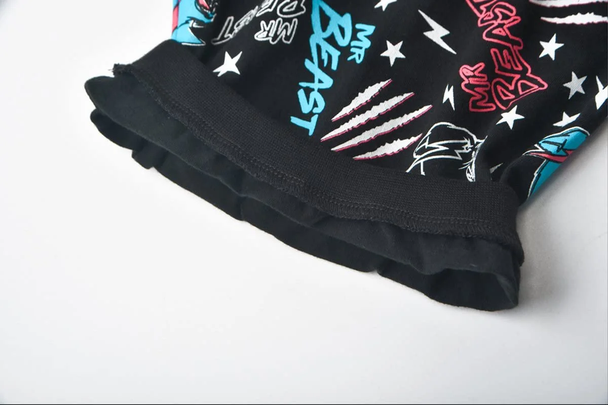 Дитяча піжама для хлопчиків Roaring Leopard Lighting Cat Print для юних геймерів, фото №7