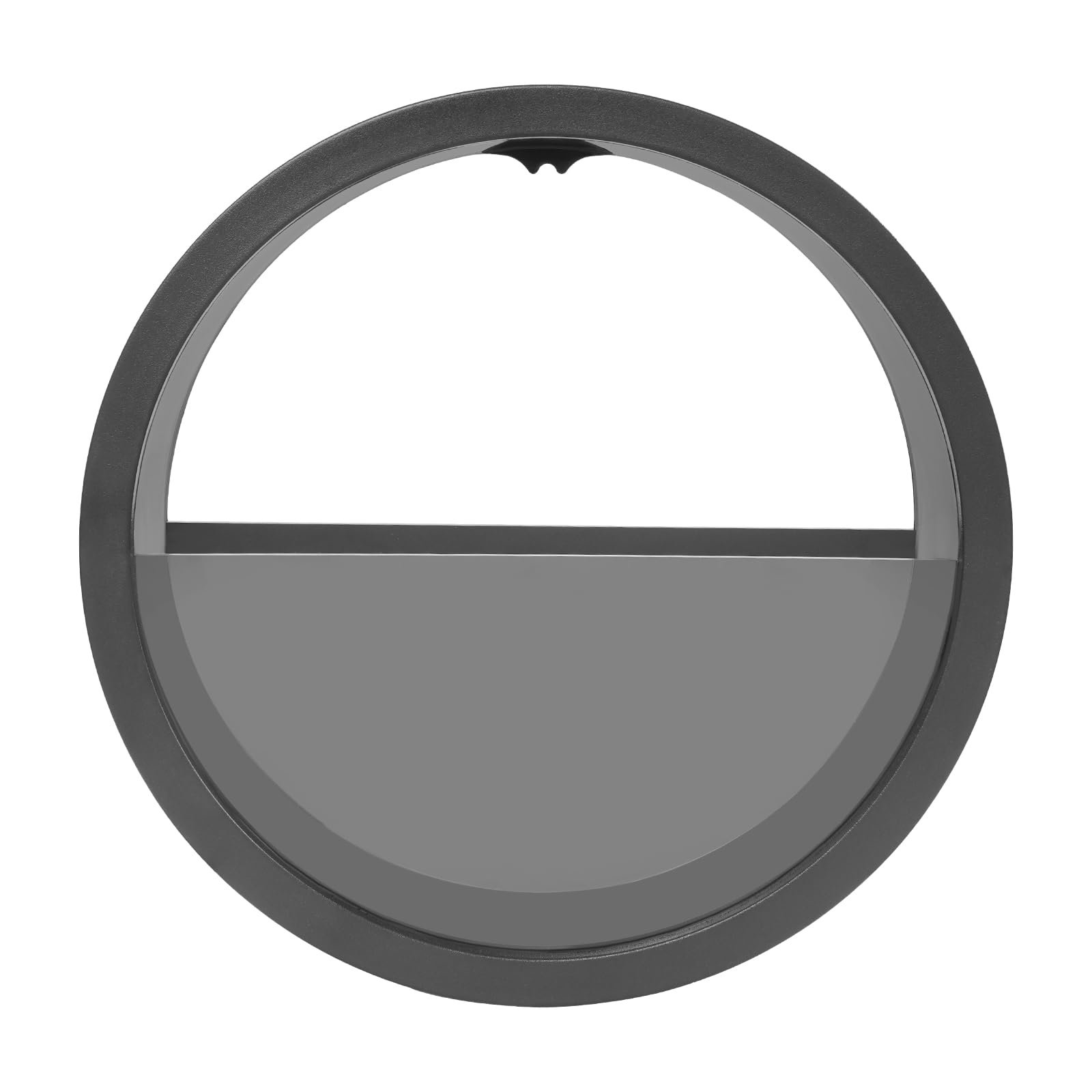 Кашпо настінне кругле акрилове набір 3 шт Black, фото №3