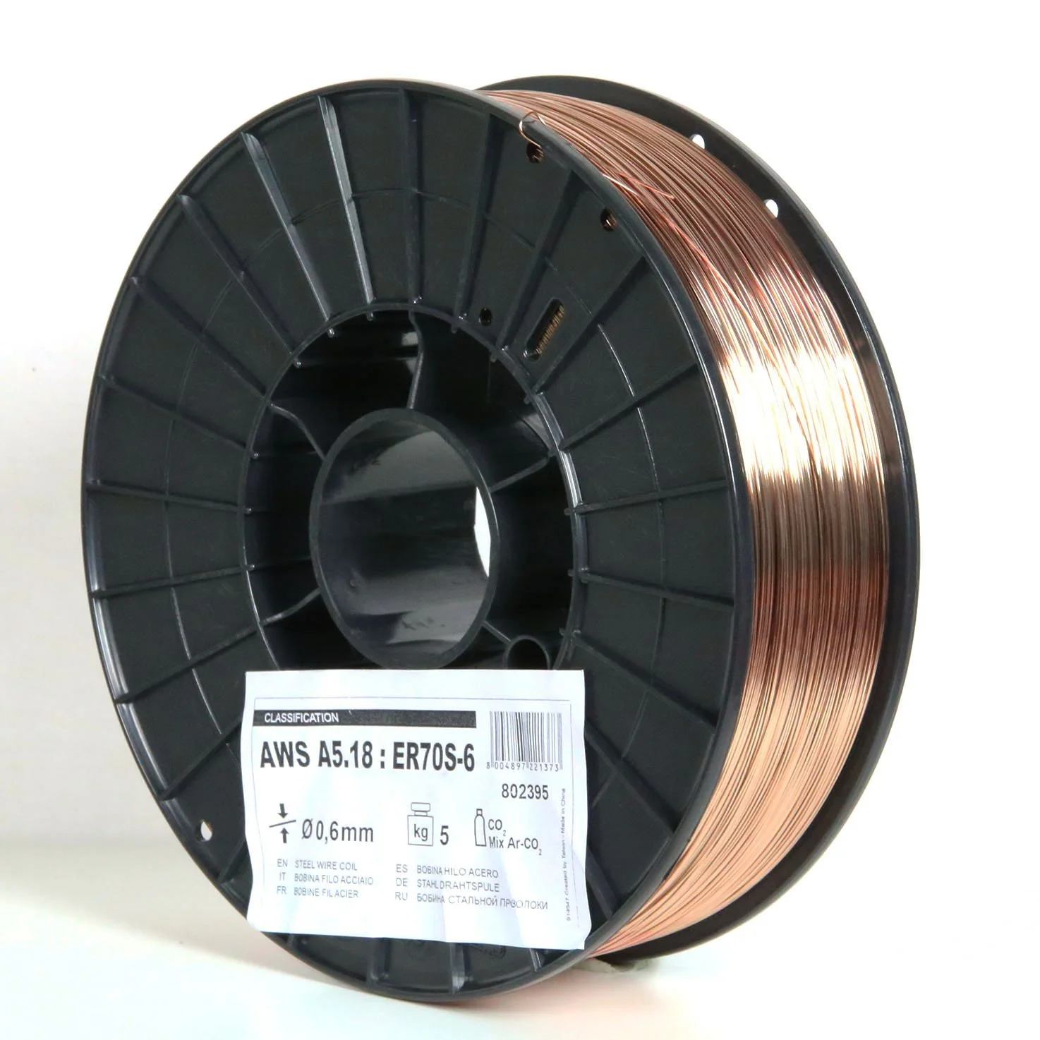 Дріт для зварювання Telwin 0.6 мм 5 кг Мідний, фото №3