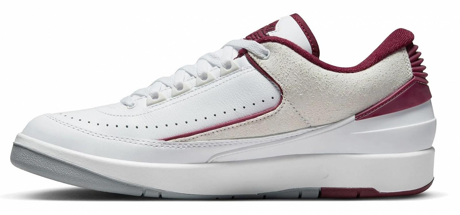 Кросівки Jordan 2 Retro Low Cherrywood White/Cherrywood Red (DV9956 103), фото №1