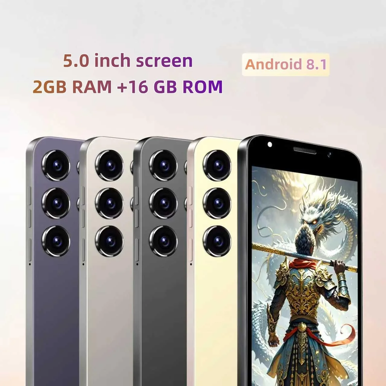Смартфон 5.0" 2/16GB 4G LTE Dual SIM Purple, фото №4