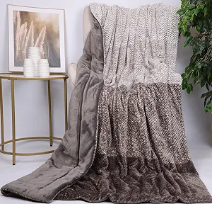 Плед для дивану Betz Milan Luxury, бежевий, 150 см x 200 см synthetic.ua - Фото 1