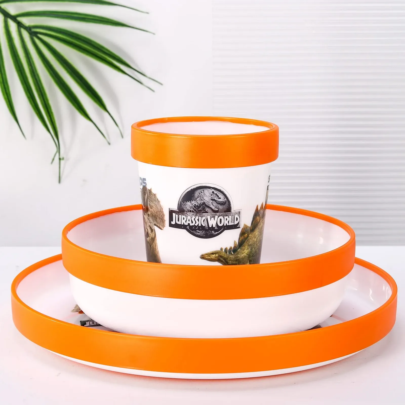 Набор детской посуды Grehge Bicolour Premium: тарелка, миска и стакан, без BPA, фото №3 Набор детской посуды Grehge Bicolour Premium: тарелка, миска и стакан, без BPA, фото №3