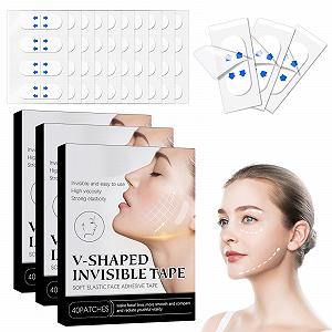 Ленты для лица (120 шт.) для подтяжки лица, для предотвращения морщин - Фото 1