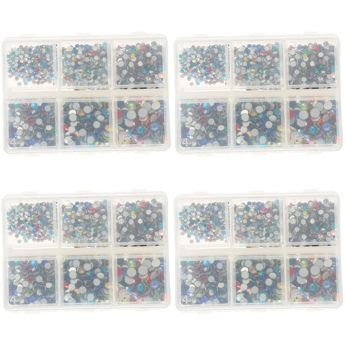 Набор Аксессуаров со Стразами Healeved, 4 шт., для Маникюра, Блестки, Подвески, Бриллианты для Ногтей, Искусственные Ногти, Хрустальные Стразы, Стеклянные, Разноцветные, фото №1 Набор Аксессуаров со Стразами Healeved, 4 шт., для Маникюра, Блестки, Подвески, Бриллианты для Ногтей, Искусственные Ногти, Хрустальные Стразы, Стеклянные, Разноцветные, фото №1