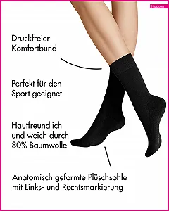 Шкарпетки Hudson Air Plush Anatomische Sohle Strick synthetic.ua - Фото 1