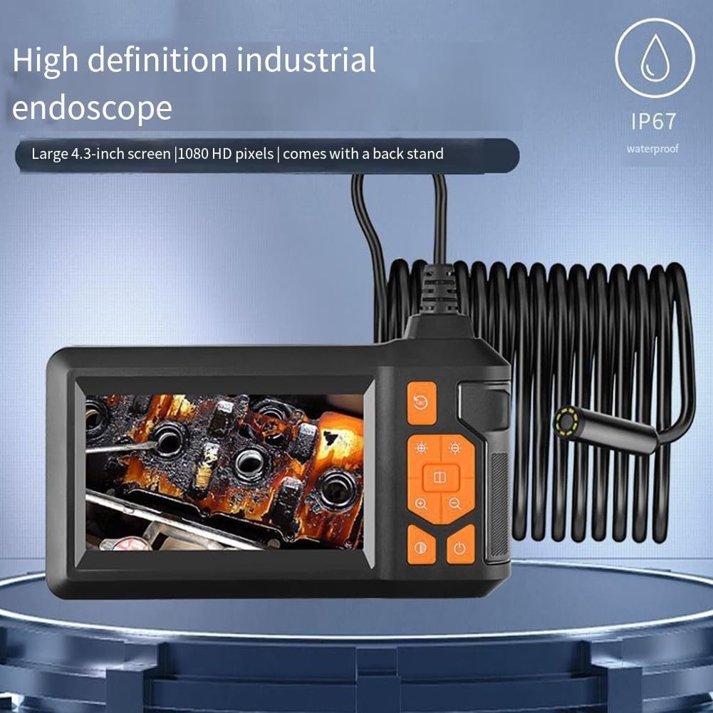 Инспекционная камера Oniissy Industrial Endoscope 1080P HD Экран 4,3" Объектив 8мм, фото №6