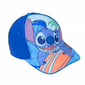 Бейсболка Disney Stitch для девочек летняя со Стичем и Ангелом - Фото 1