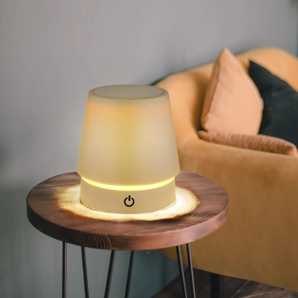 Настольная лампа GLOBO LIGHTING LED 10.5 x 28 см Комплект 2 шт. Песочный, фото №5