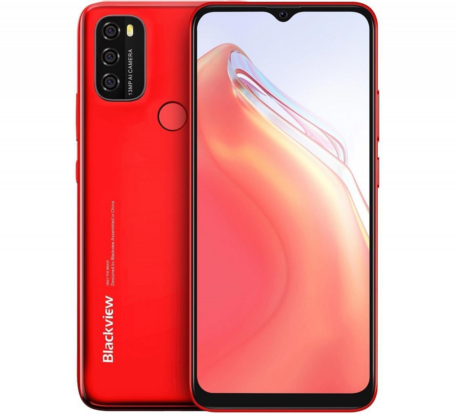 Смартфон 6.5" Blackview A70E 3/32Gb 4G 2-SIM 13/5Мп 8 ядер Android 11 Garnet Red, фото №1
