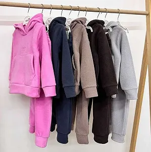 Теплый флисовый костюм 98-158 см осень/зима капюшон synthetic.ua - Фото 1