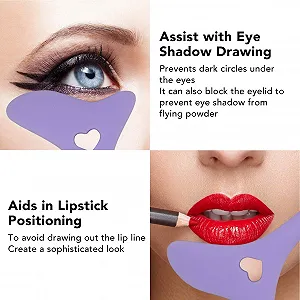 Трафарет для подводки Fnggd Силиконовый Многоцелевой Фиолетовый цена на synthetic.ua - Фото 1 Трафарет для подводки Fnggd Силиконовый Многоцелевой Фиолетовый synthetic.ua - Фото 1