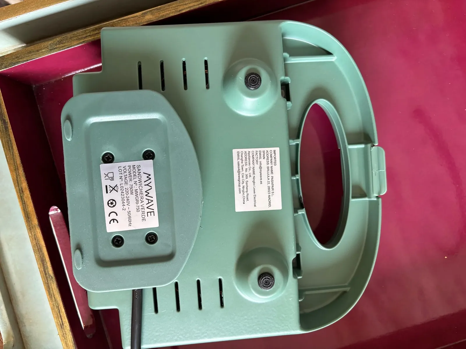 Сэндвичница My Wave 750 Вт, фото №4