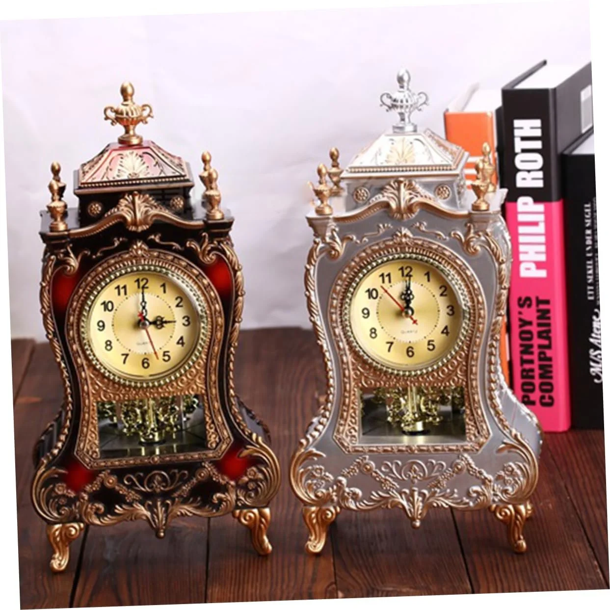 Настільний годинник PartyKindom Музичний Декоративний Ретро Дизайн, фото №2