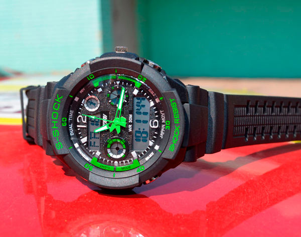 Годинник Skmei S-Shock Green 0931, фото №8