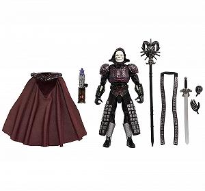 Фигурка Masters of the Universe Masterverse Скелетор, 30 подвижных суставов, 2 головы, 2 пары рук, меч, посох Хавока, космический ключ - Фото 1