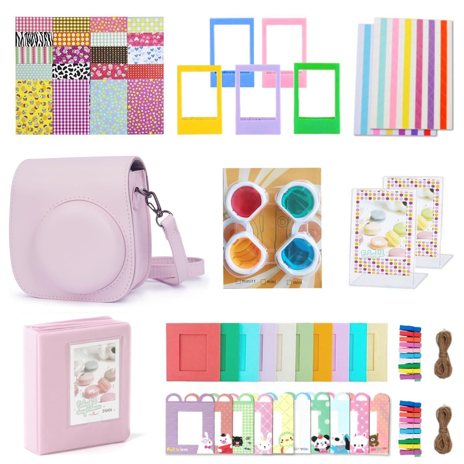 Аксессуары для фотокамеры мгновенной печати KALDA для Instax Mini 12 Blossom Pink, фото №1