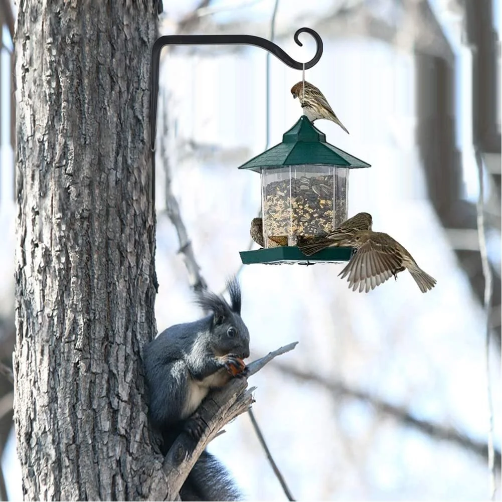 Тримачі для підвісних кошиків набір 2 шт. 18 см Залізо Чорний, фото №6 Тримачі для підвісних кошиків набір 2 шт. 18 см Залізо Чорний, фото №6