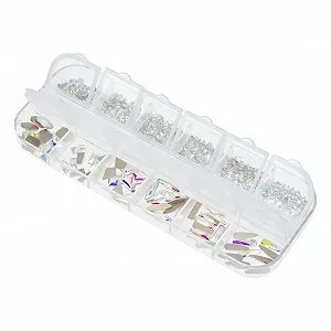 Стразы для ногтей FOMIYES AB, 1 коробка - Фото 1