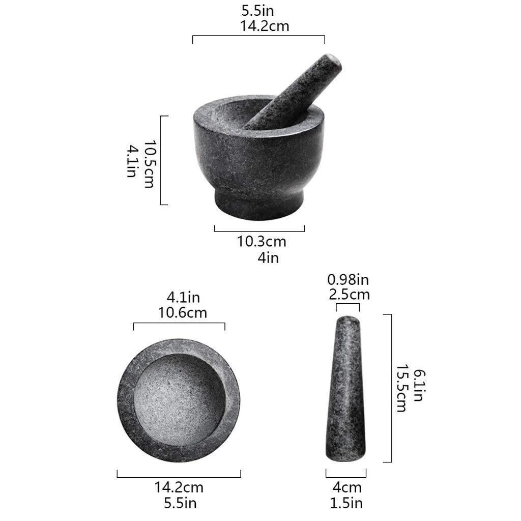 Ступка з товкачиком, Ручна, Мармурова, фото №2
