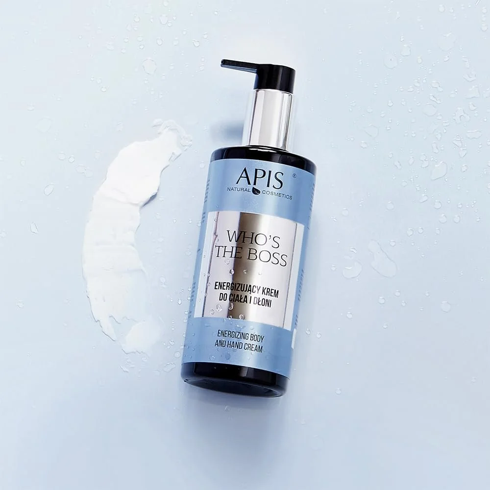 Крем для тіла та рук Apis WHO'S THE BOSS Зволожуючий для чоловіків - 300 мл, фото №4 Крем для тіла та рук Apis WHO'S THE BOSS Зволожуючий для чоловіків - 300 мл, фото №4