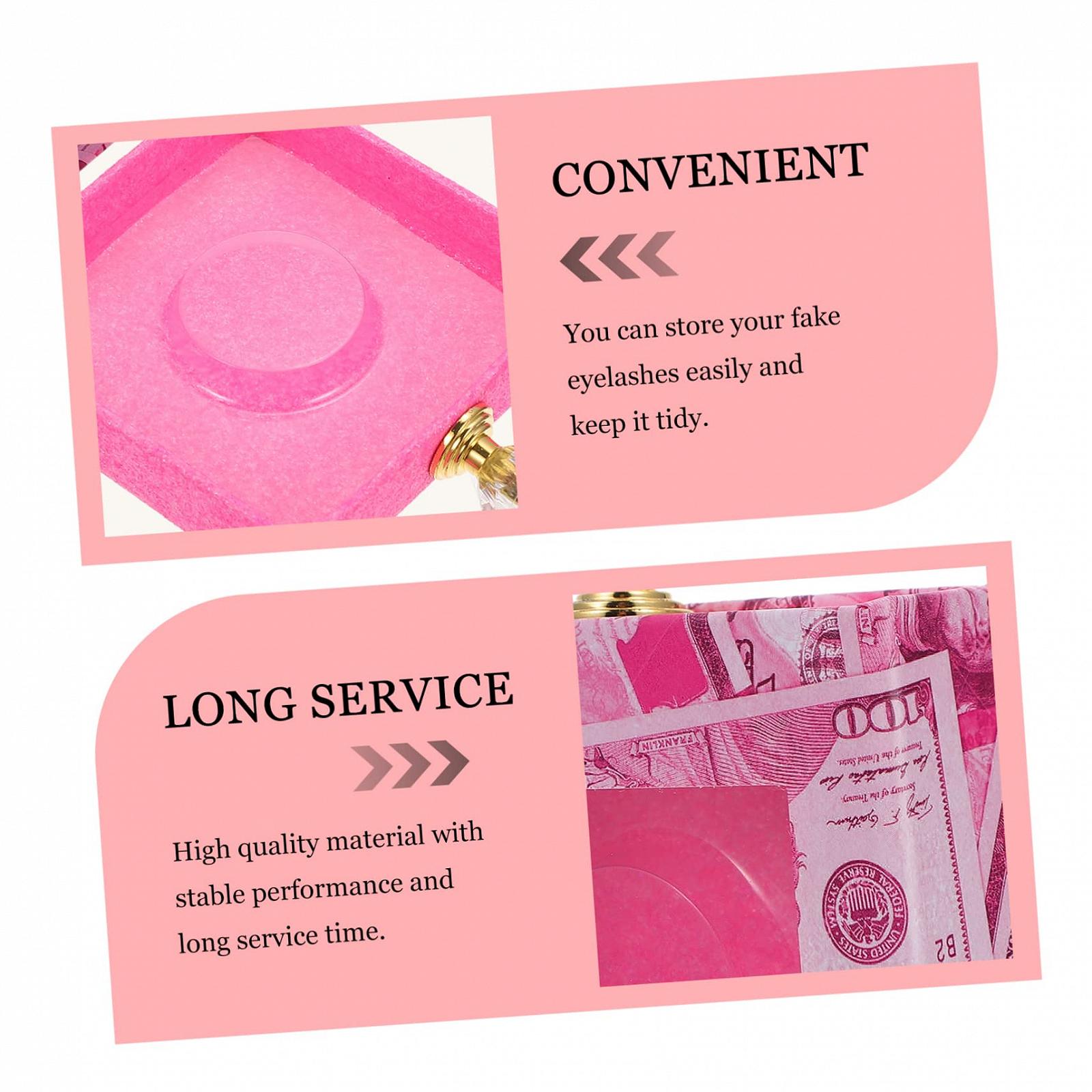 Коробка для ресниц Abaodam Бумажная (5 шт) с окошком и стразами, фото №2 Коробка для ресниц Abaodam Бумажная (5 шт) с окошком и стразами, фото №2