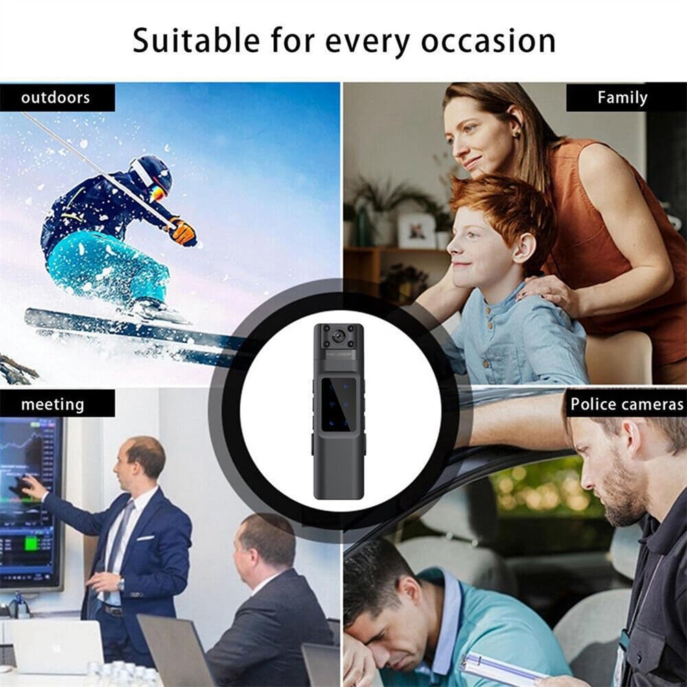 Ручка GKKICO Mini DV Recorder 1080P 180 Degree Поворотный объектив ИК ночное видение, фото №4