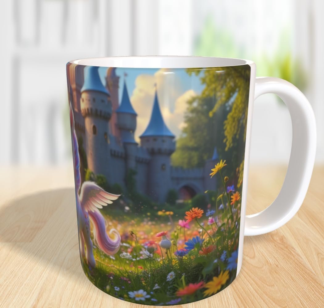 Кружка "Маленький Єдиноріг у Магічному Світлі" Персоналізована, фото №3