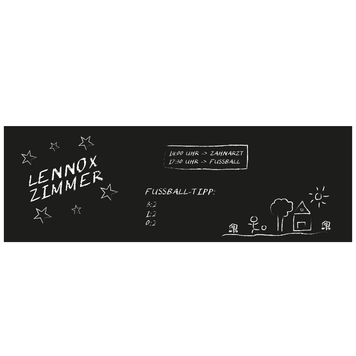 Наклейка на стіну Плівка для дошки 300 x 100 см Самоклеюча, фото №1 Наклейка на стіну Плівка для дошки 300 x 100 см Самоклеюча, фото №1