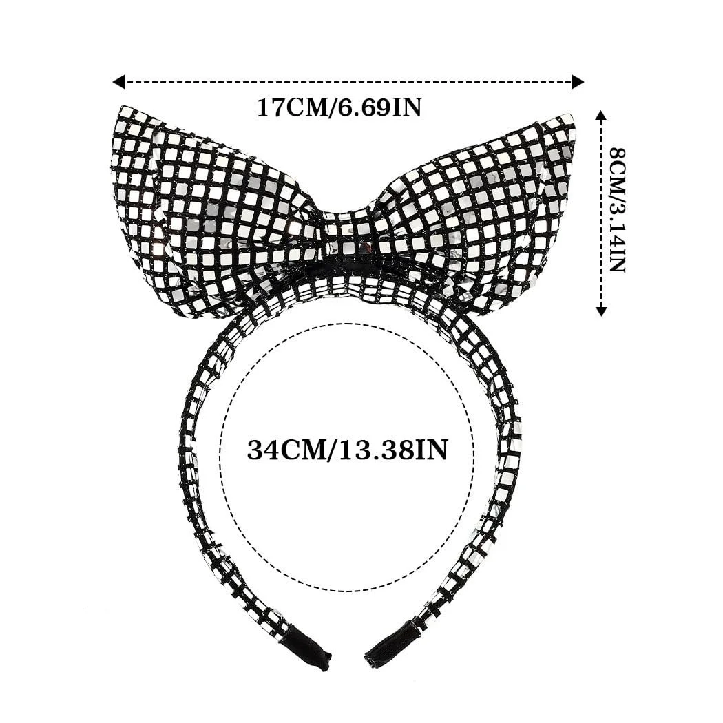 Обруч на голову з бантом, що світиться Zoestar, фото №5