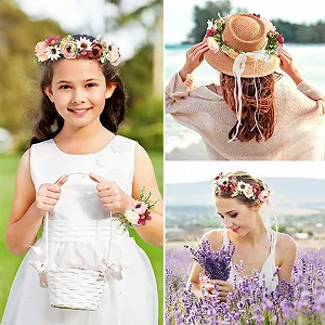 Вінок для волосся з квітами synthetic.ua - Фото 1