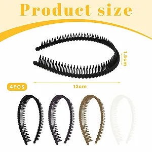 Обруч VelvetGlow с зубчиками для женщин, нескользящий synthetic.ua - Фото 1