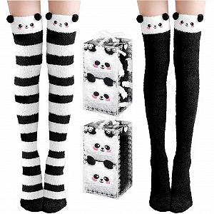 Пара женских длинных носков Panda One Size - Фото 1