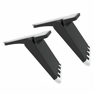 Подставка для ноутбука Портативная 2 шт. Прочный материал Компактный для поднятия ноутбука и улучшенного отвода тепла Эргономичный для снятия нагрузки со спины и рук Для стола