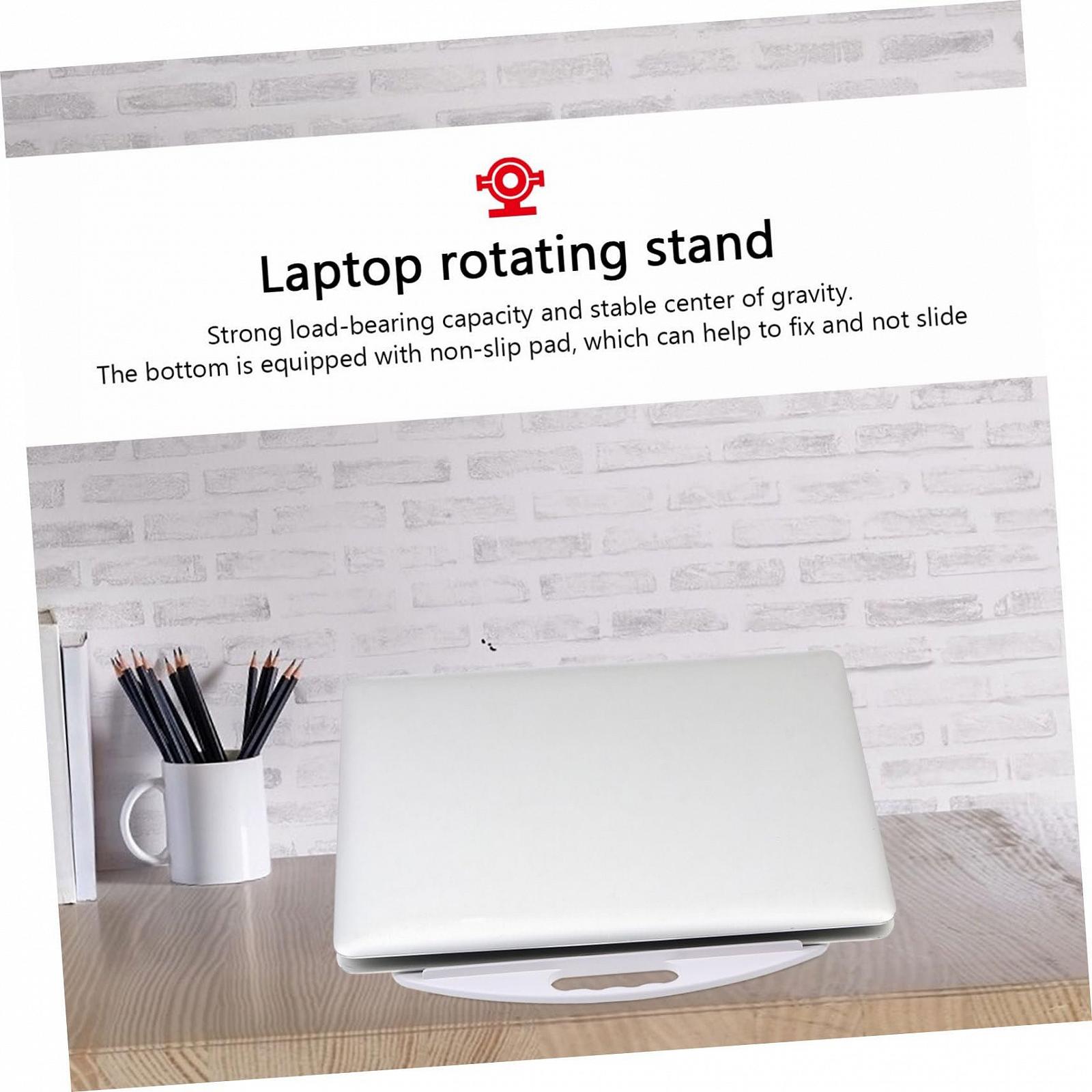 Подставка для ноутбука Вращающаяся Wei
er с поднятой полкой, белая, фото №8 Подставка для ноутбука Вращающаяся Wei
er с поднятой полкой, белая, фото №8