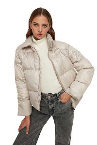 Пальто TRENDYOL Жіноче Кам'яне Зі спущеними плечима Об'ємне Надувне - Фото 1