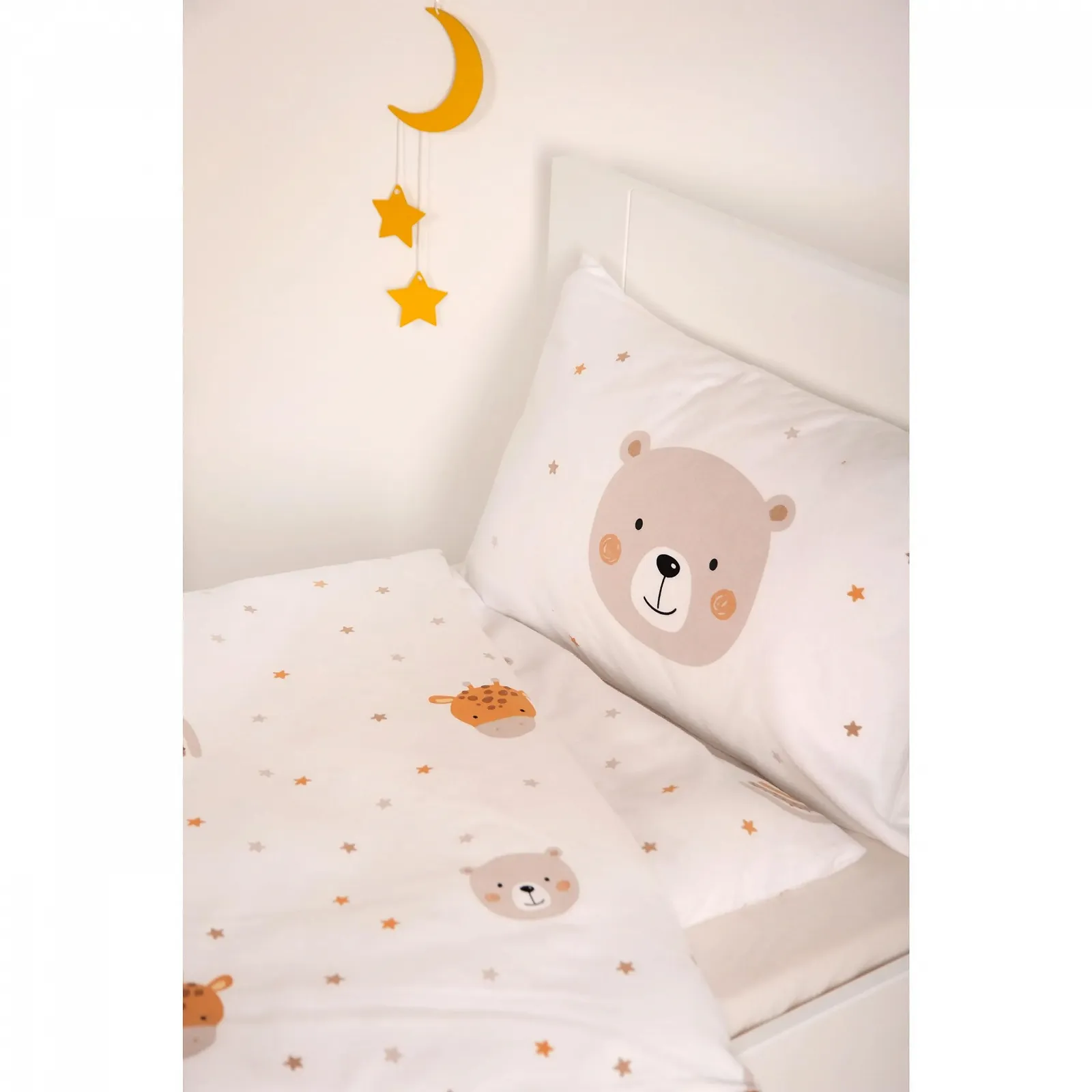 Постільна білизна Дитяча Herding babybest Little Friends Winter 40 x 60 см, 100 x 135 см Біла, фото №7