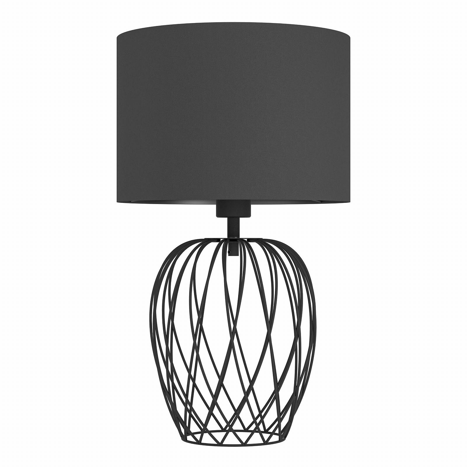 Настільна лампа EGLO Nimlet Скандинавський стиль Текстиль та Метал E27 Чорна, фото №2