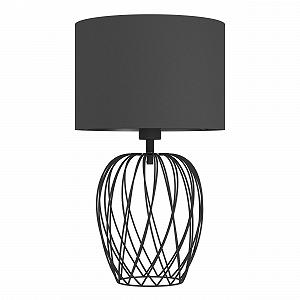 Настільна лампа EGLO Nimlet Скандинавський стиль Текстиль та Метал E27 Чорна synthetic.ua - Фото 1