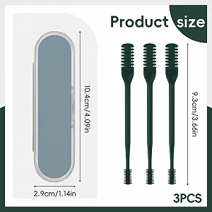 Тример для носа MMDOCO 2-в-1 2024 Ручний 360-градусний Зелений темний (3 штуки) synthetic.ua - Фото 1