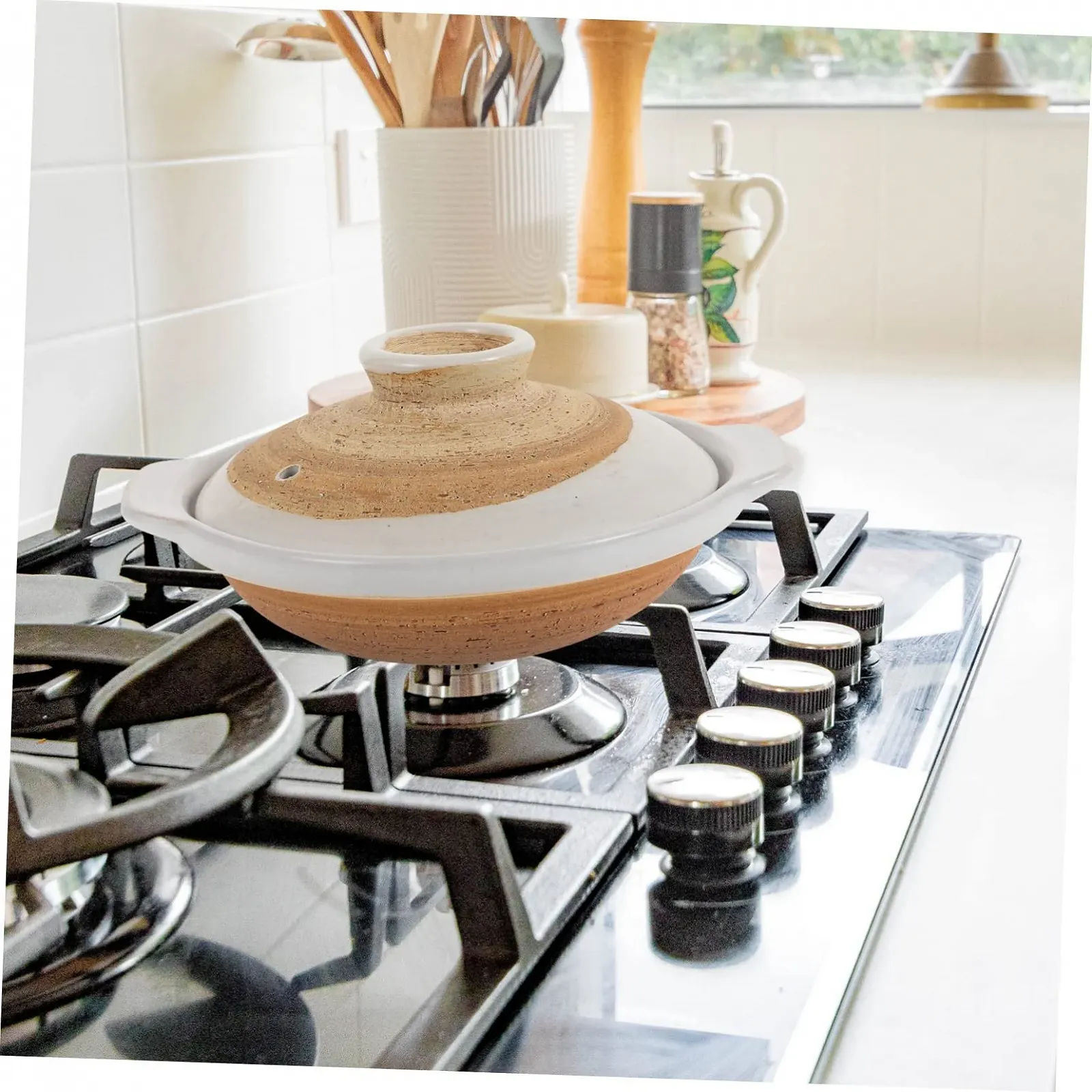 Горшок для тушения Abaodam керамический с крышкой энергосберегающий., фото №7 Горшок для тушения Abaodam керамический с крышкой энергосберегающий., фото №7